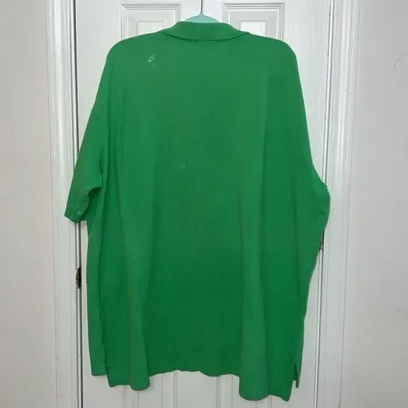 Polo by Ralph Lauren Men's Green Polo Shirt - Picture 5 of 6